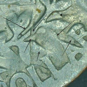 1953-D-Washington-Quarter-With-Unusual-Markings